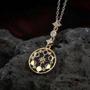 18k gold over 925 silver ✨Moonchild ✨💫Phases of the Moon